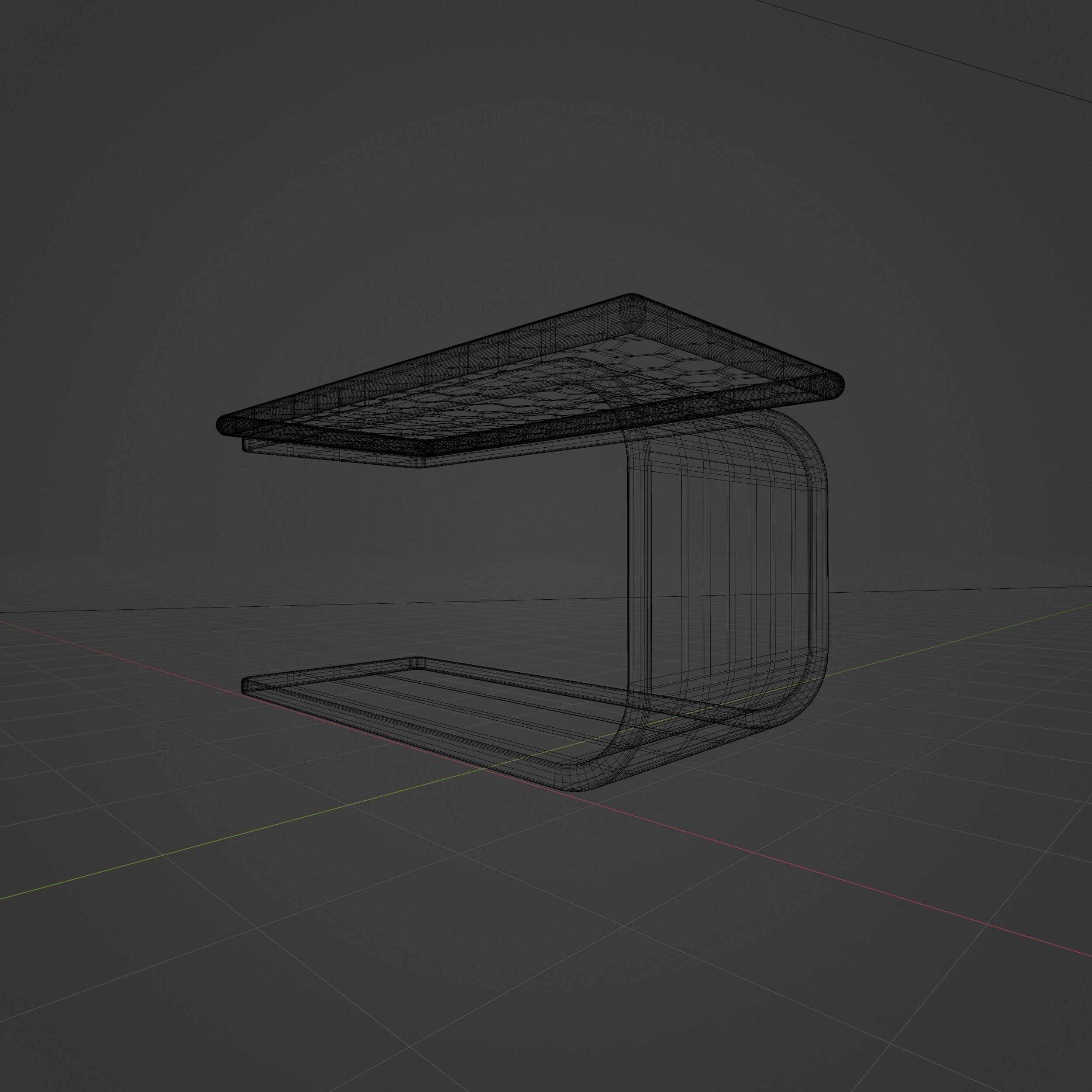 Smart Table 01 Low-poly 3D model_20