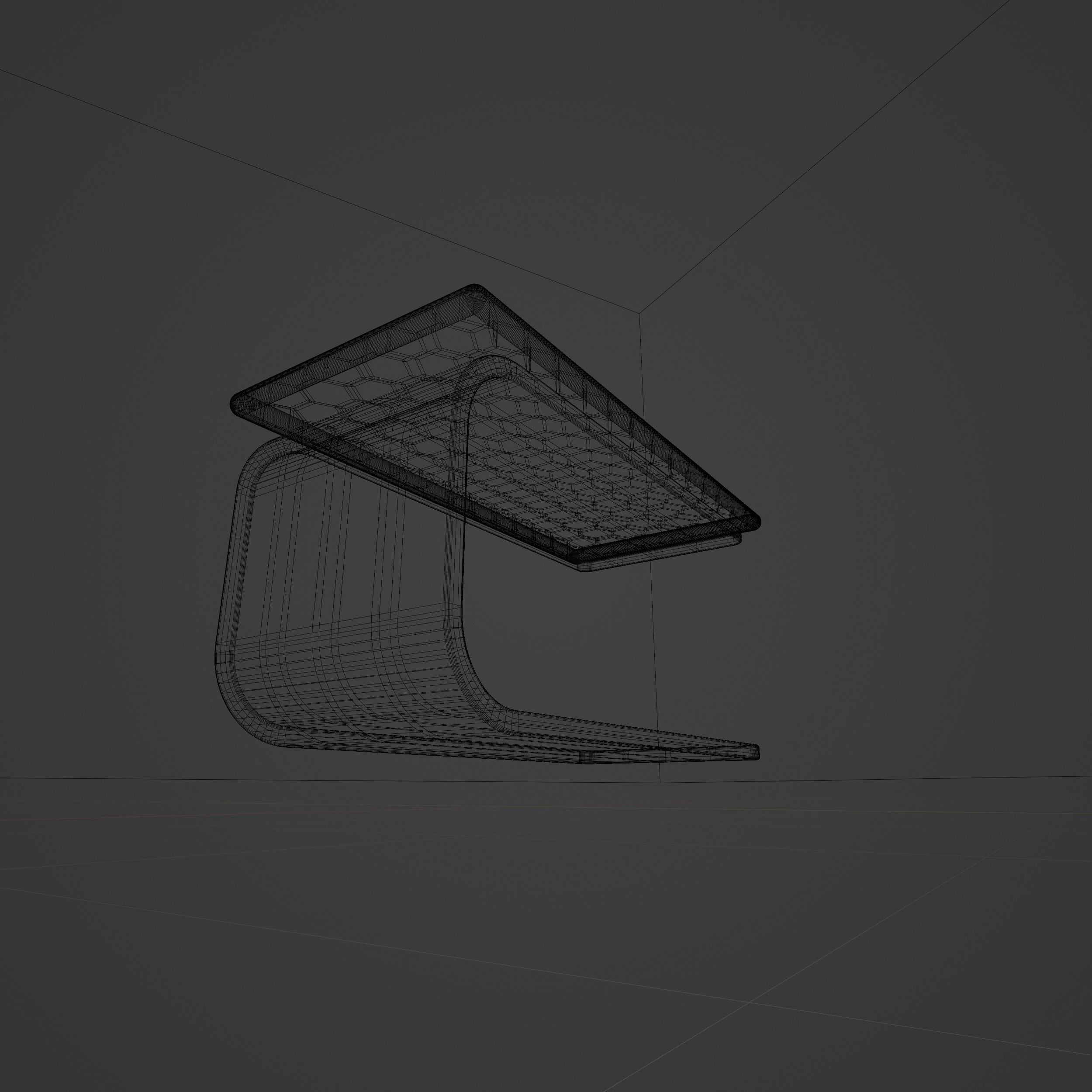 Smart Table 01 Low-poly 3D model_21