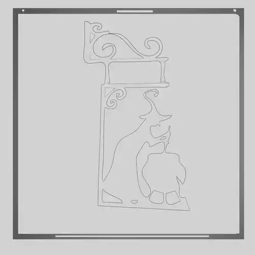 Halloween witches wall deco