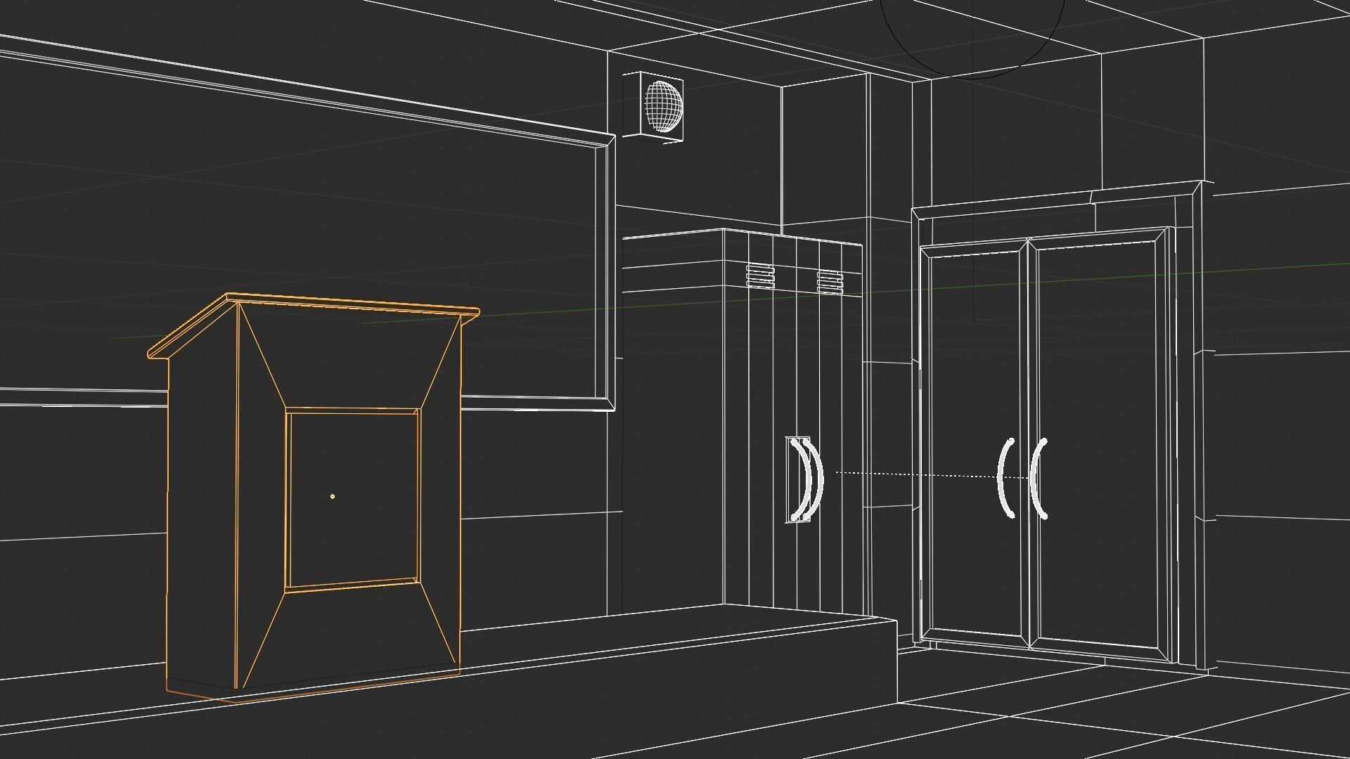 Anime Classrooom 3D model_12