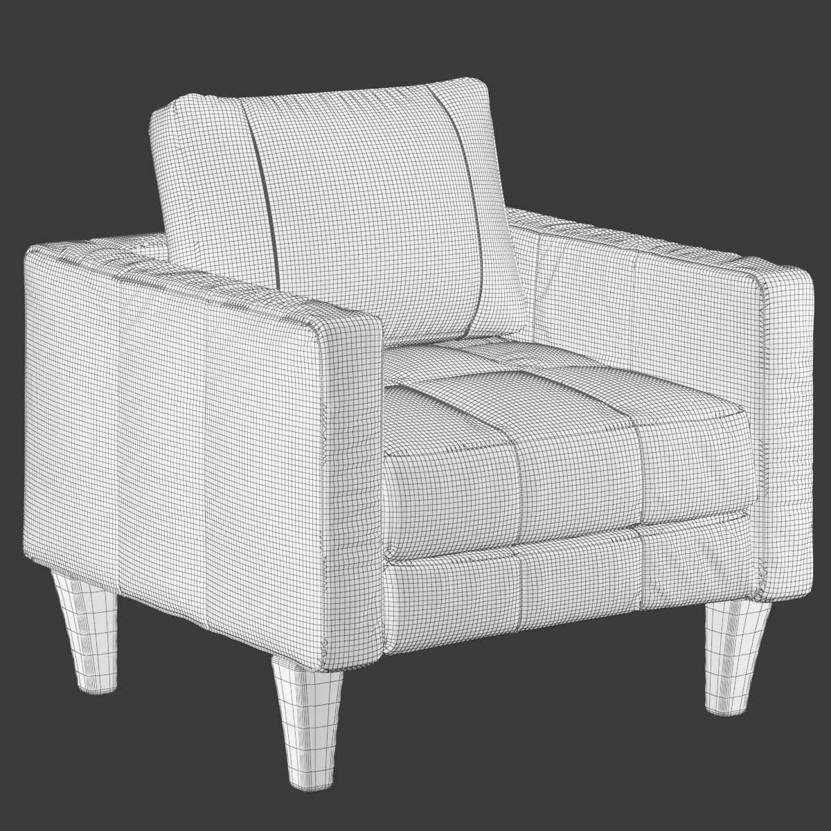 Trafton Leather Chair by Best Home Furnishings 3D model CGTrader