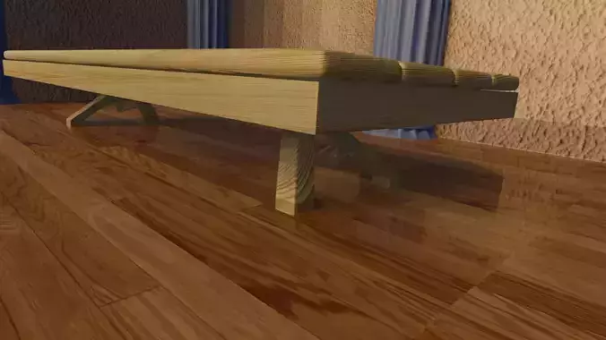 Wood Grain Coffee Table