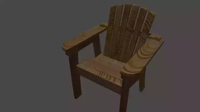 Wood Grain Chair