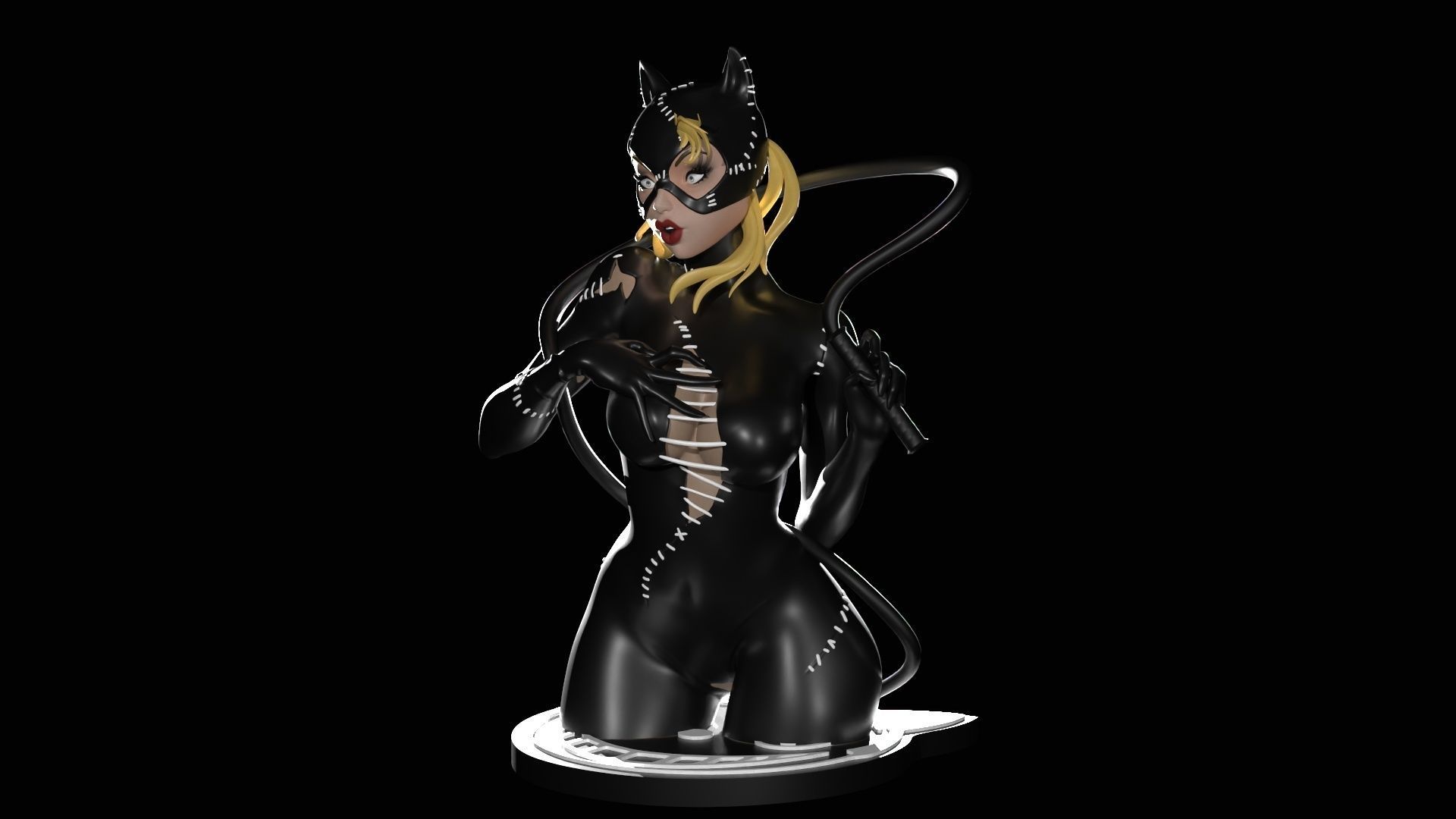 Catwoman Figure 3D print model_18