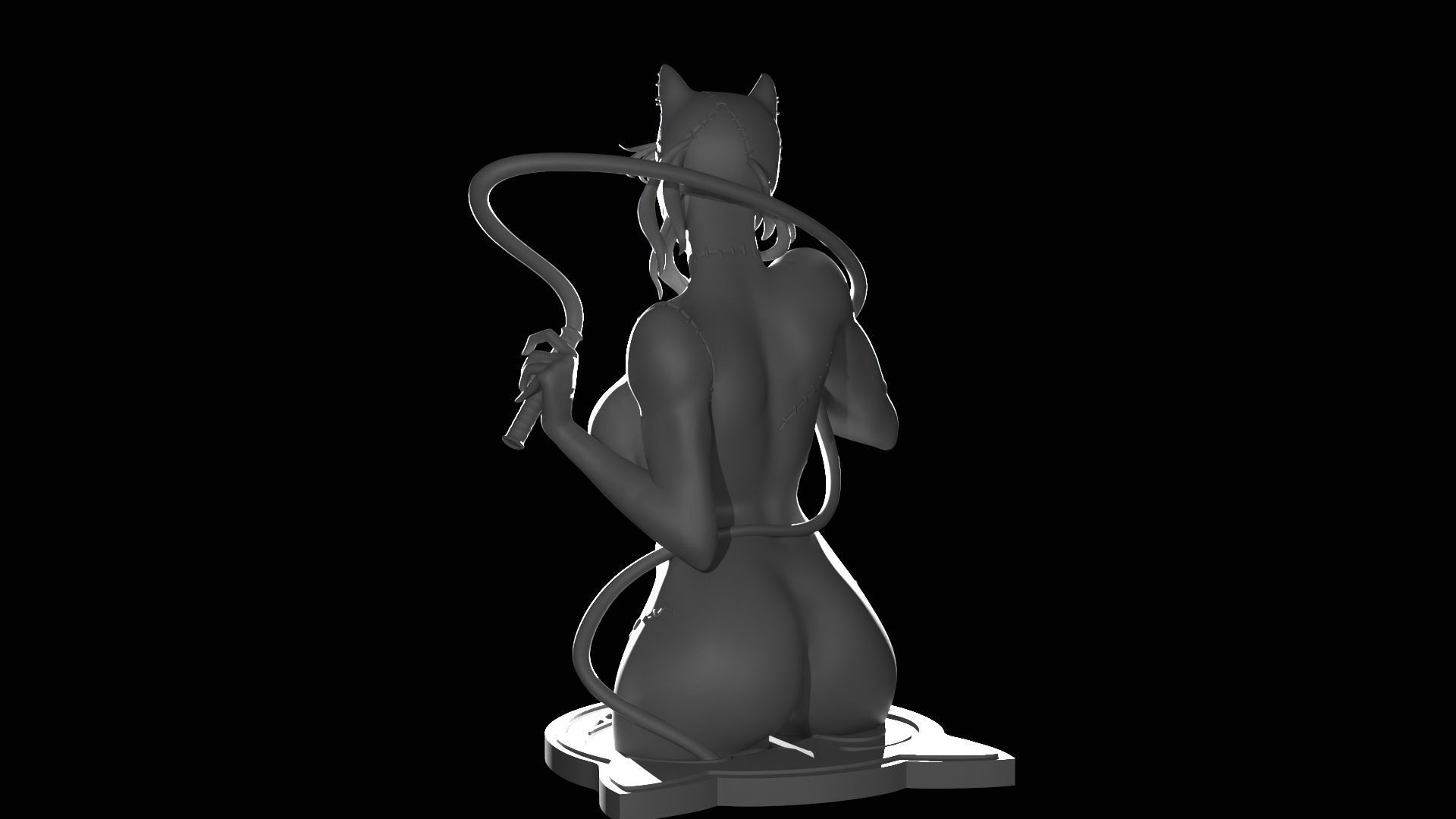 Catwoman Figure 3D print model_31