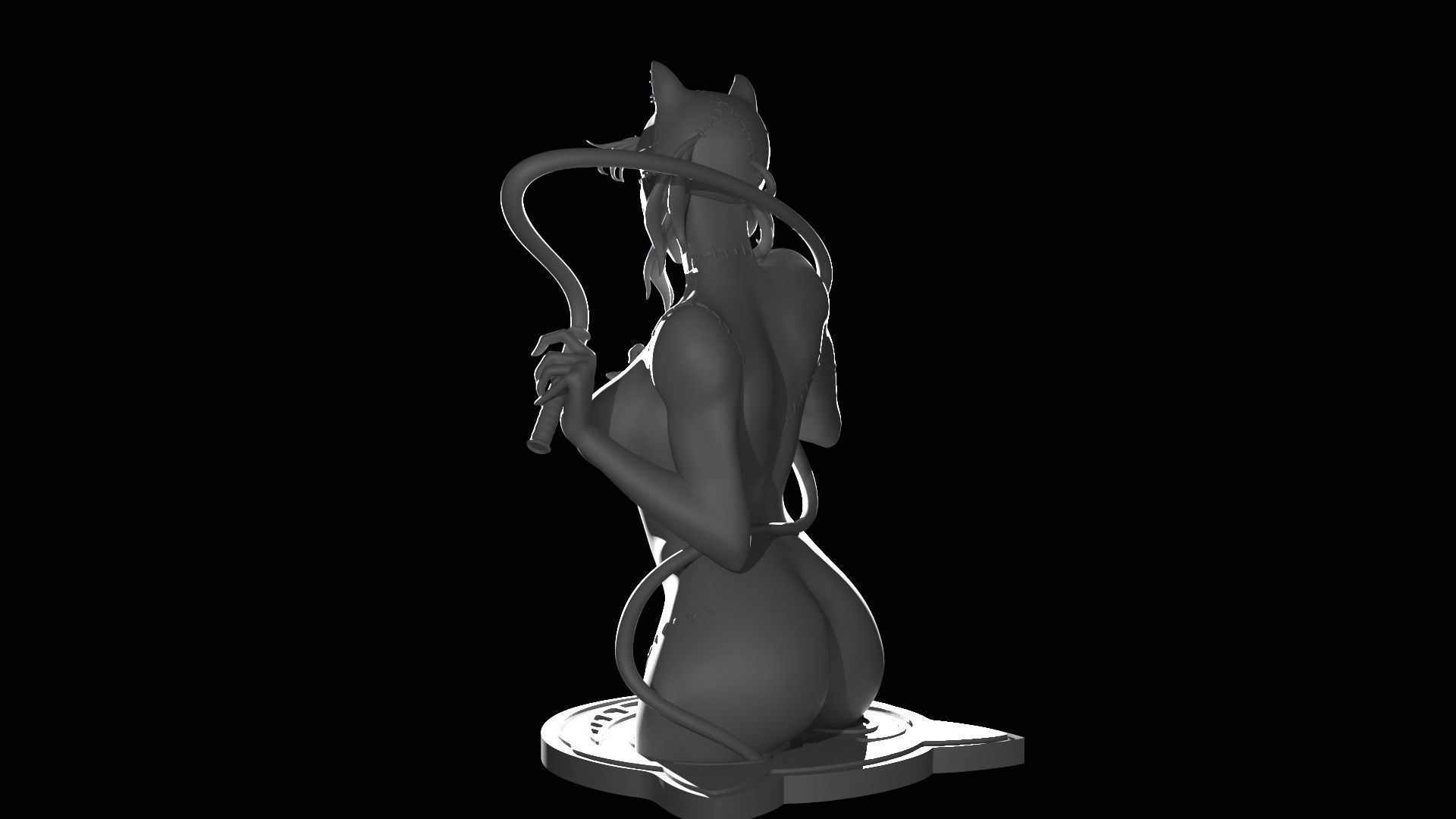Catwoman Figure 3D print model_32