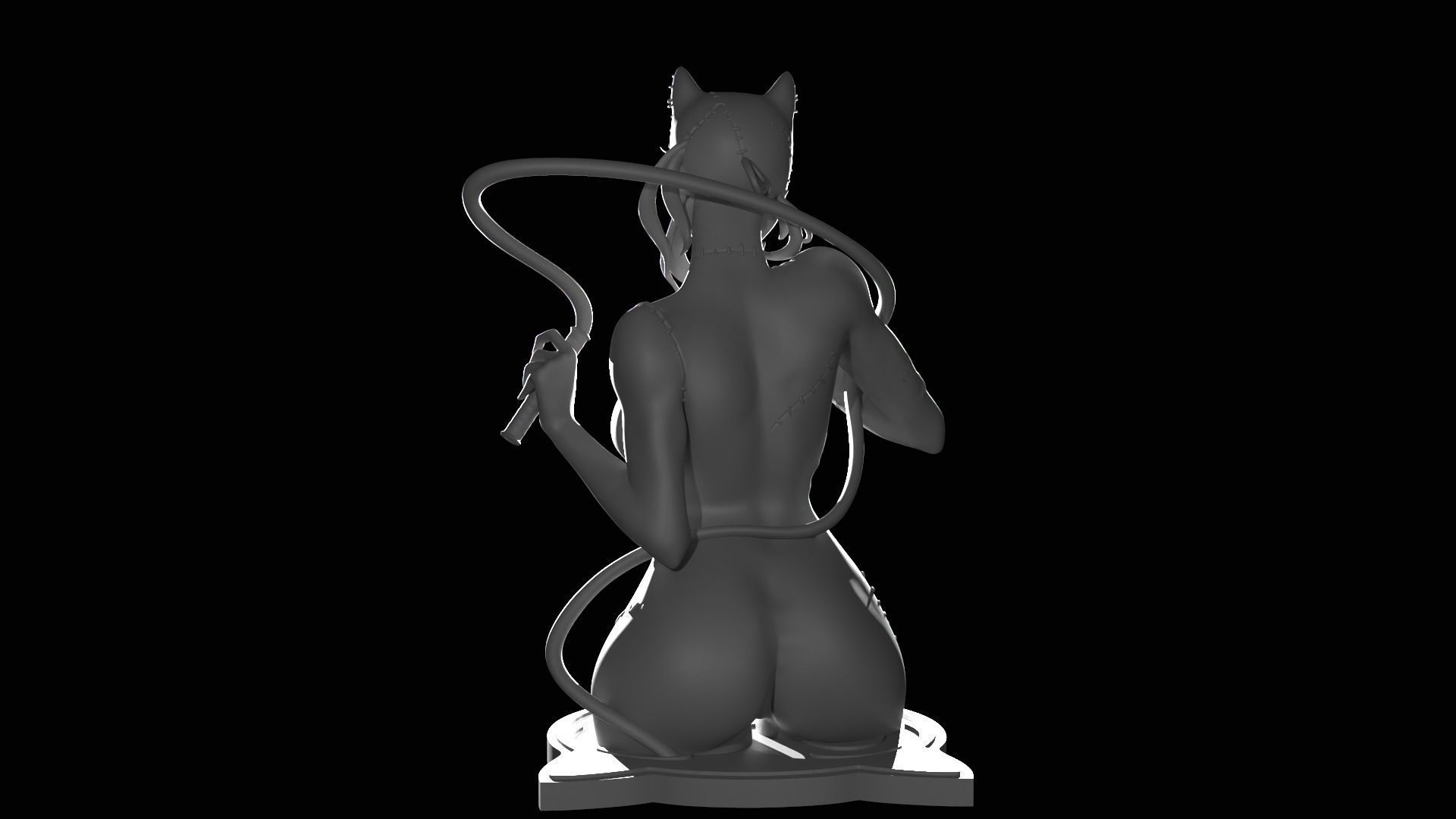 Catwoman Figure 3D print model_30