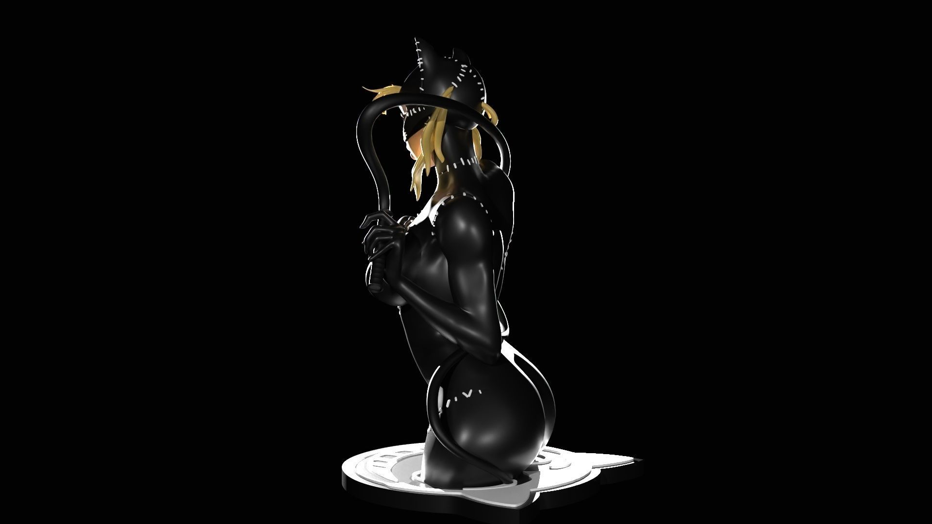 Catwoman Figure 3D print model_13