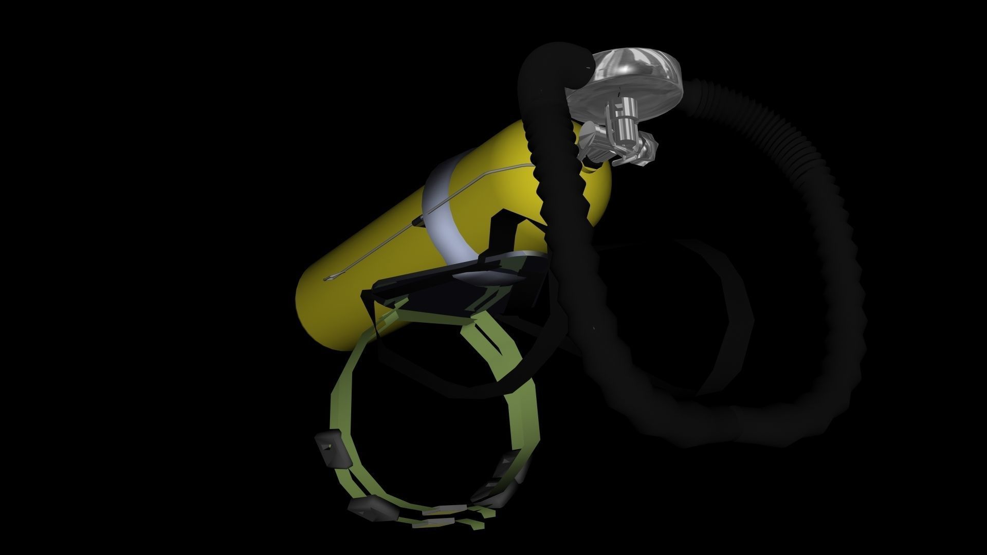 DIVING EQUIPMENT 3D model_2
