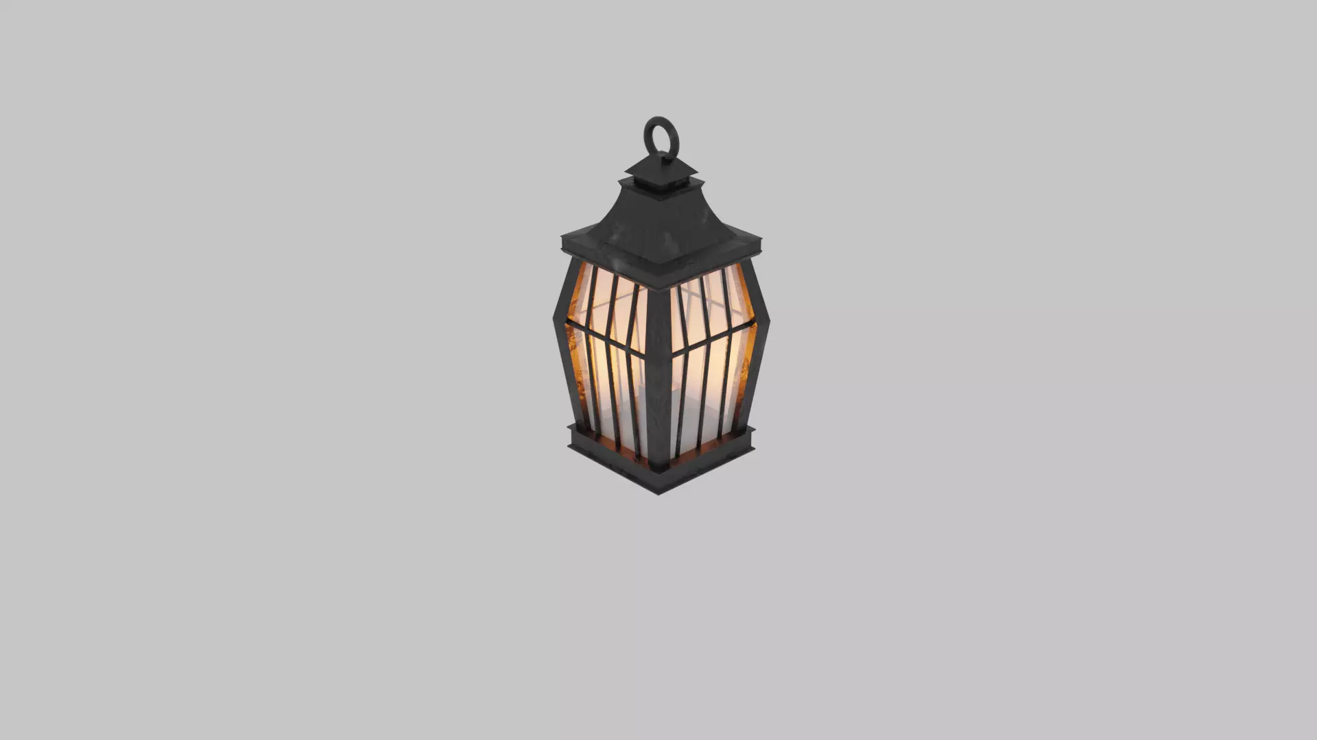 Handheld Lantern Free Free low-poly 3D model