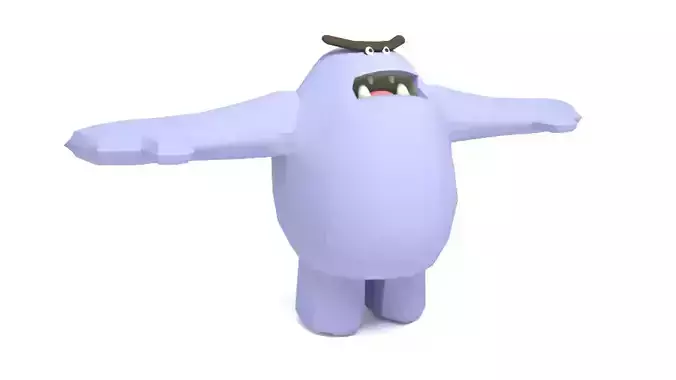 Monster Low-poly 3D model