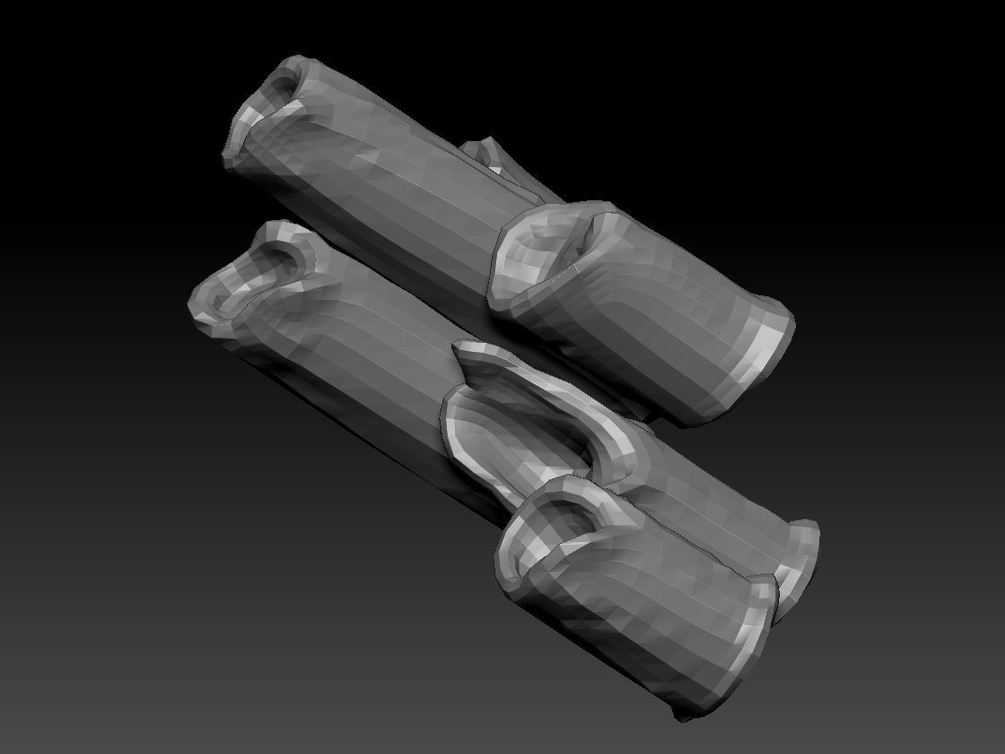 Candle zbrush sculpt  3D model_7