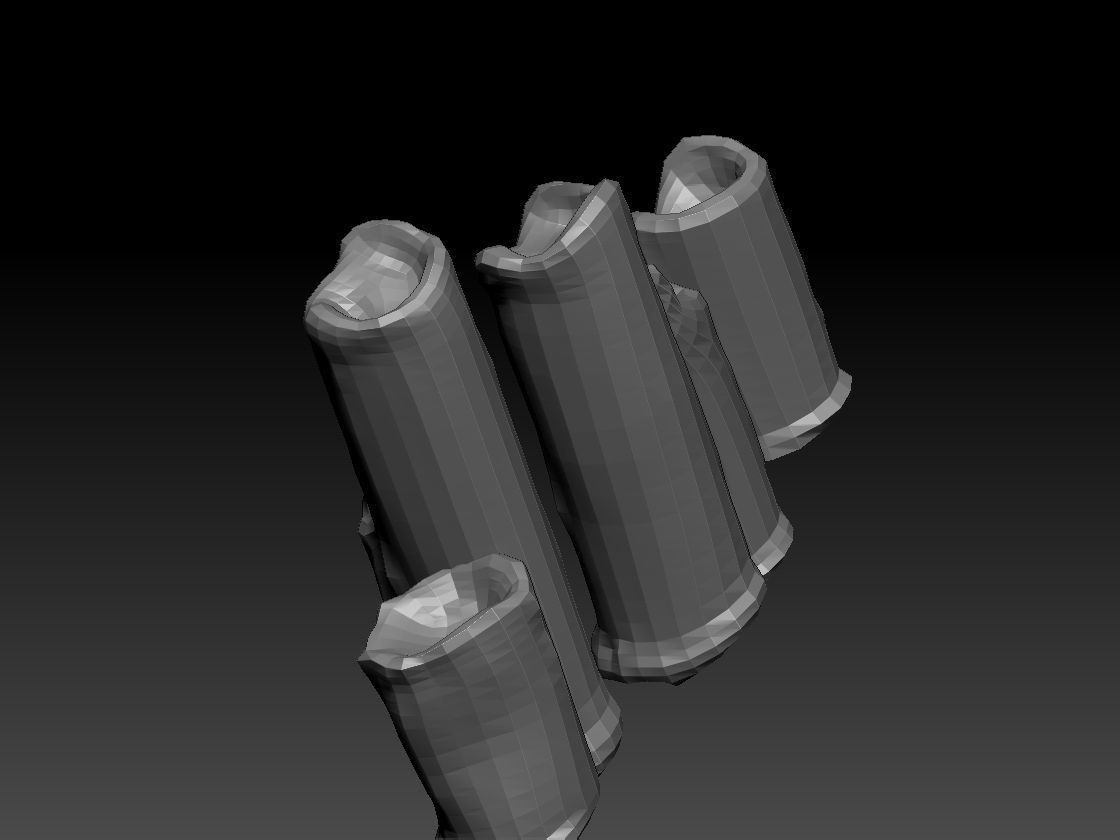 Candle zbrush sculpt  3D model_4