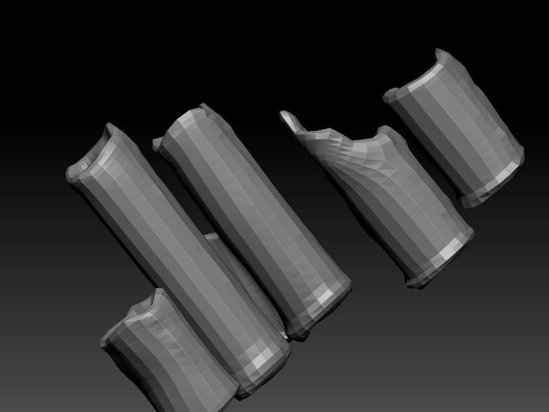 Candle zbrush sculpt  3D model_5