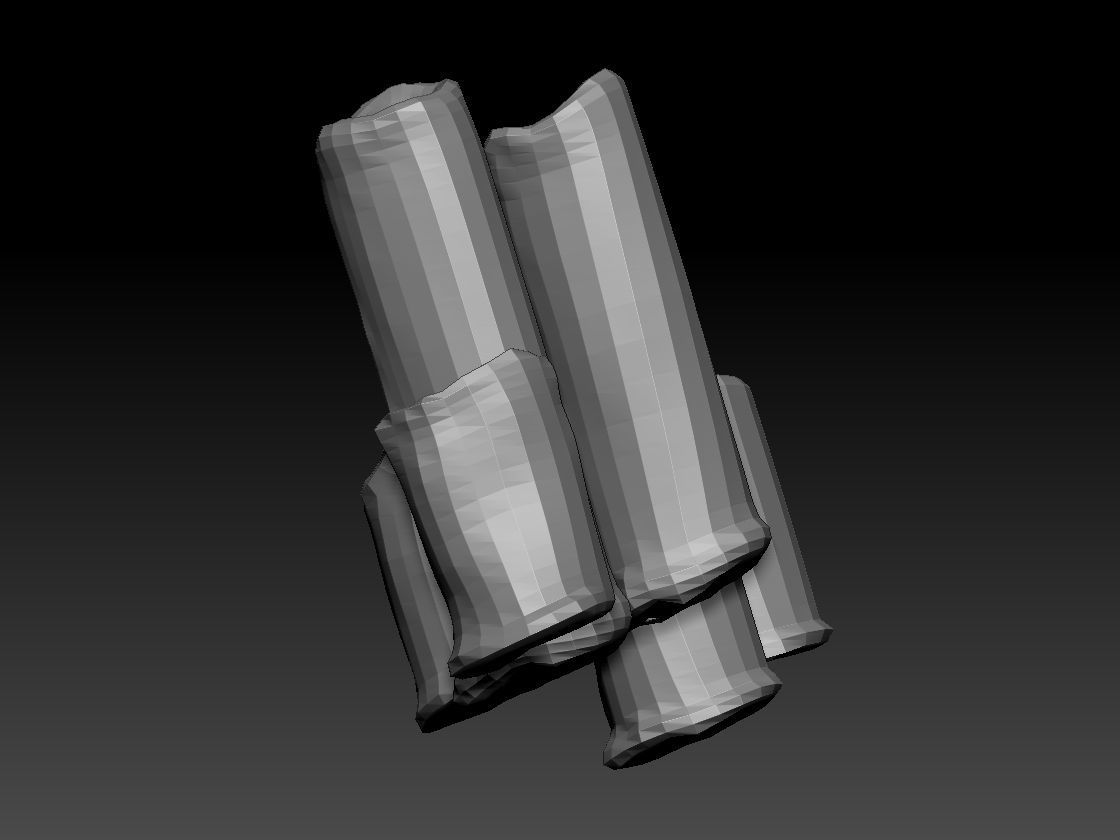 Candle zbrush sculpt  3D model_3