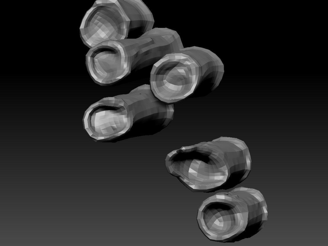 Candle zbrush sculpt  3D model_8