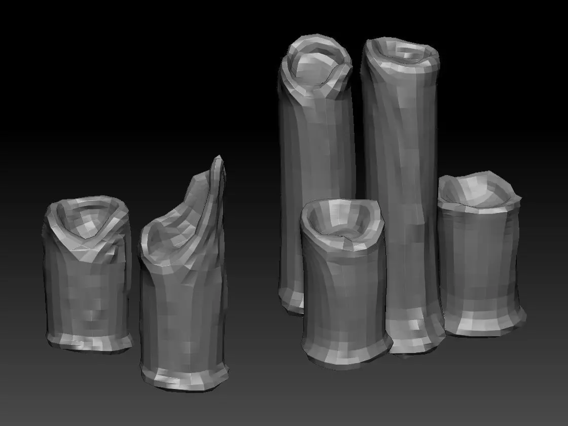 Candle zbrush sculpt  3D model_0