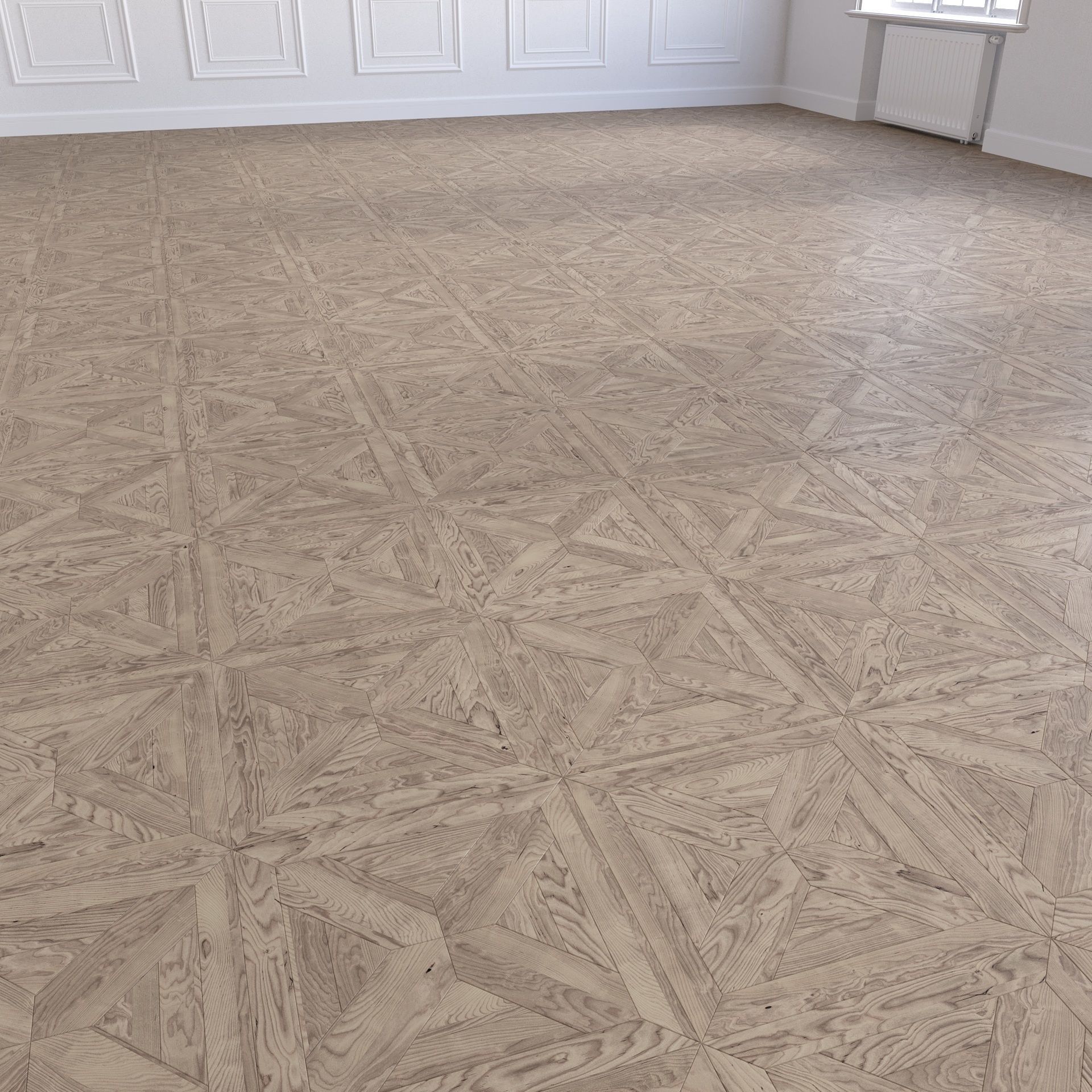 Parquet - Laminate - Wooden floor 2 in 1 3D model_9