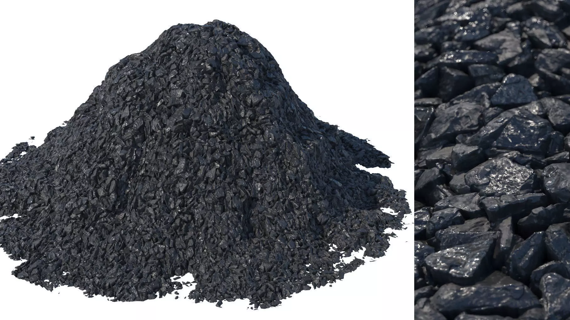 Coal PBR material Texture_0