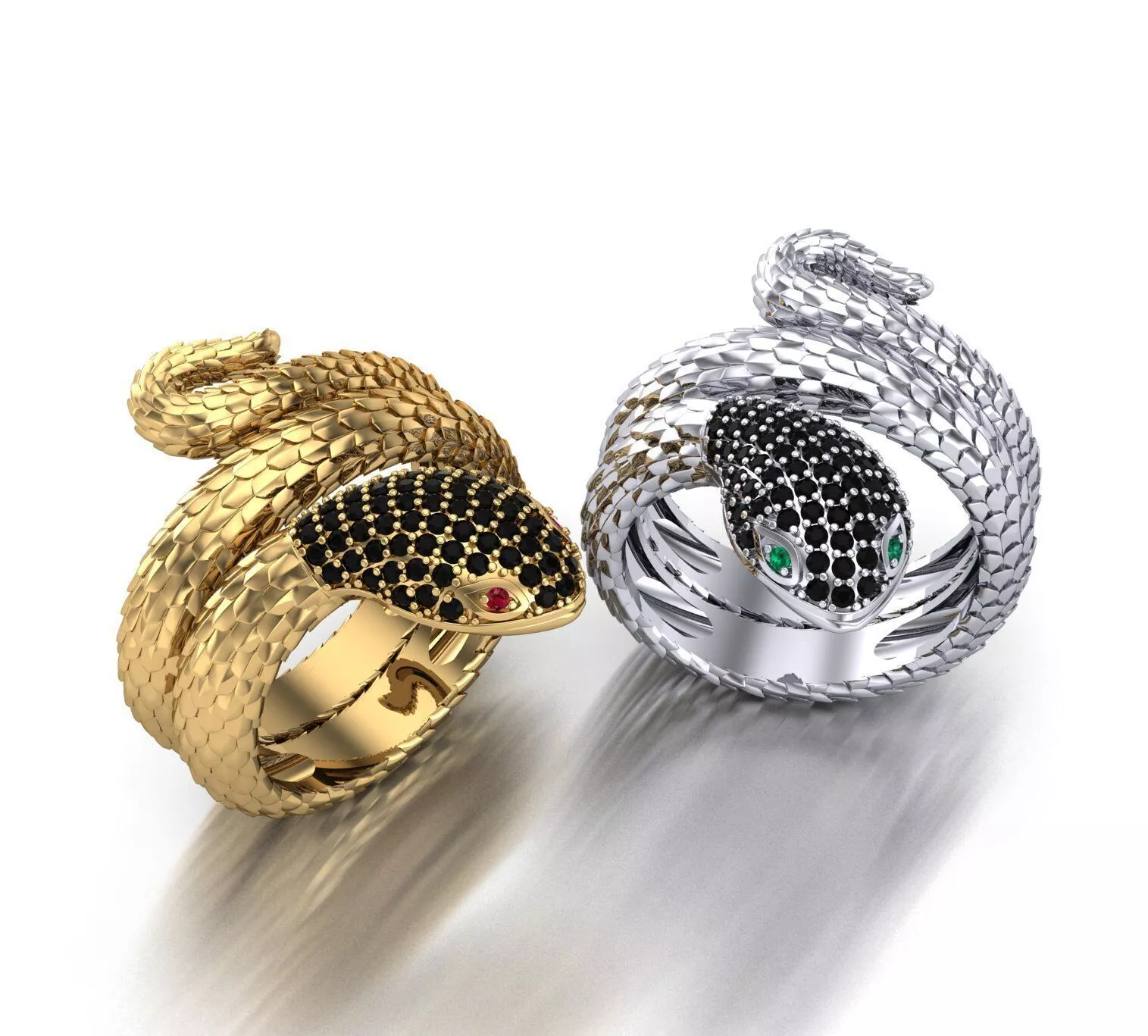 Snake Ring - 0006 3D print model