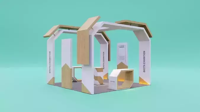 Booth Exhibition 3 3D model