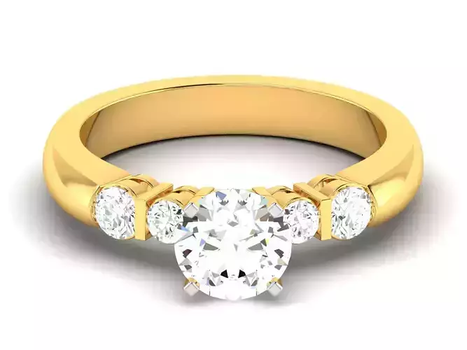 Solitaire Wedding Engagement Ring