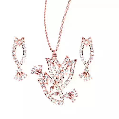 Pendant Earrings Combo