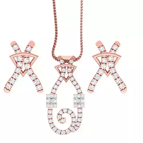 Pendant Earrings Combo