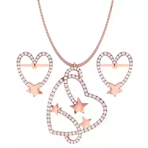 Pendant Earrings Combo