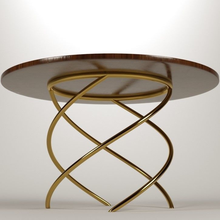 Modern Table 3D model_2