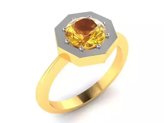 Solitaire Wedding Engagement Ring