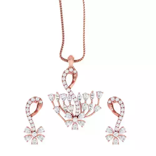 Pendant Earrings Combo 3D print model