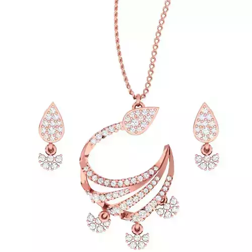 Pendant Earrings Combo 3D print model