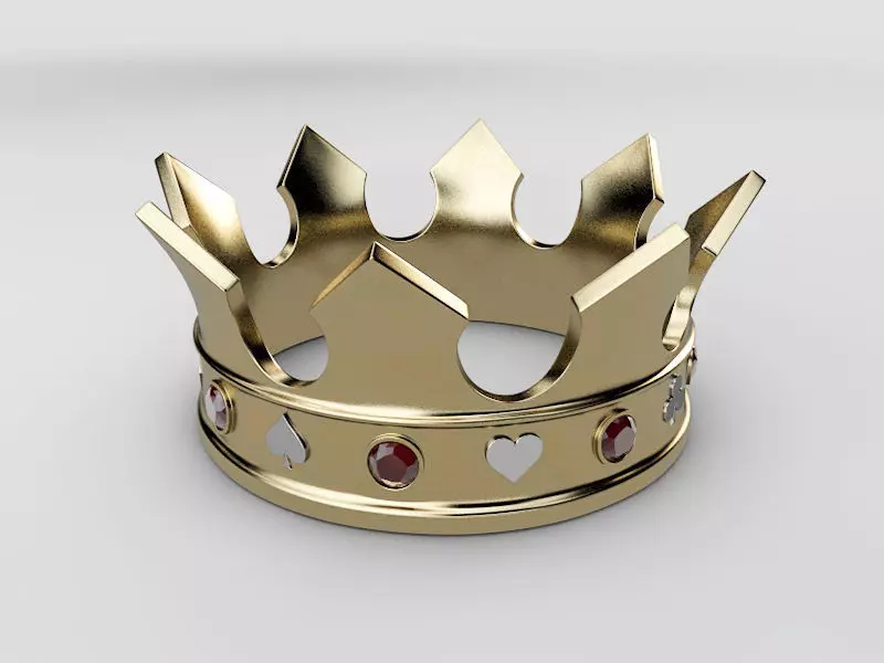 Casino crown poker 3D model