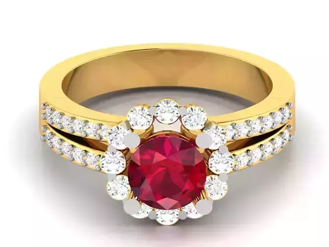 Solitaire Wedding Engagement Ring