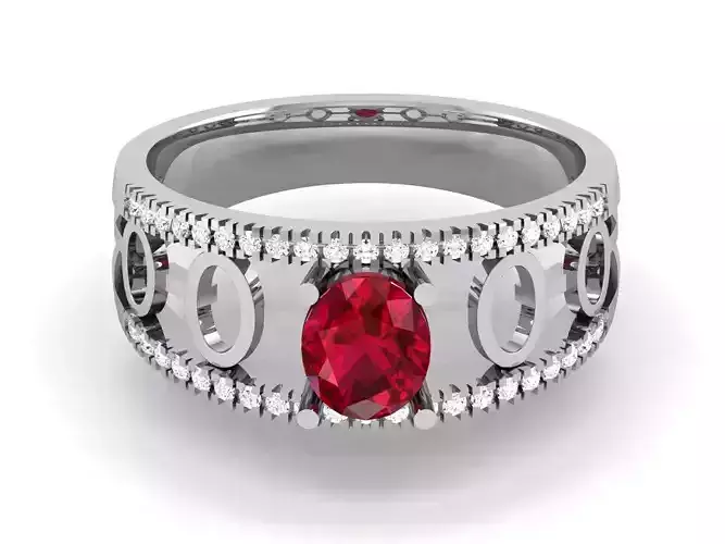 Solitaire Wedding Engagement Ring