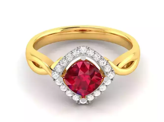 Solitaire Wedding Engagement Ring