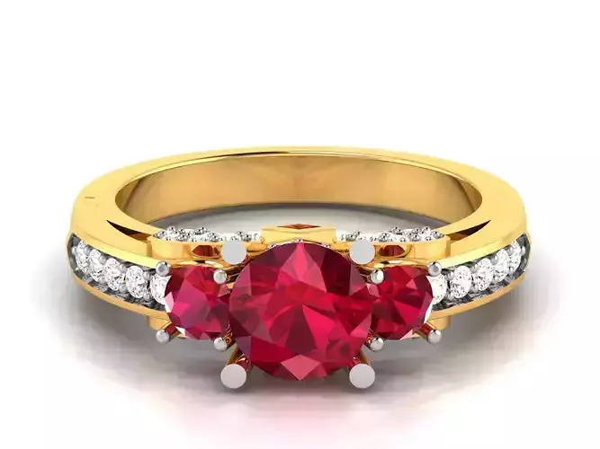 Solitaire Wedding Engagement Ring