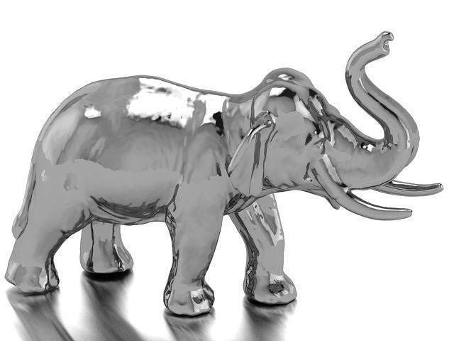 Elephant statue  3D print model