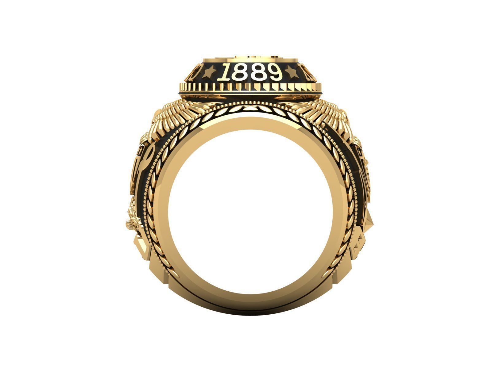 CLASS RING 3D print model_4