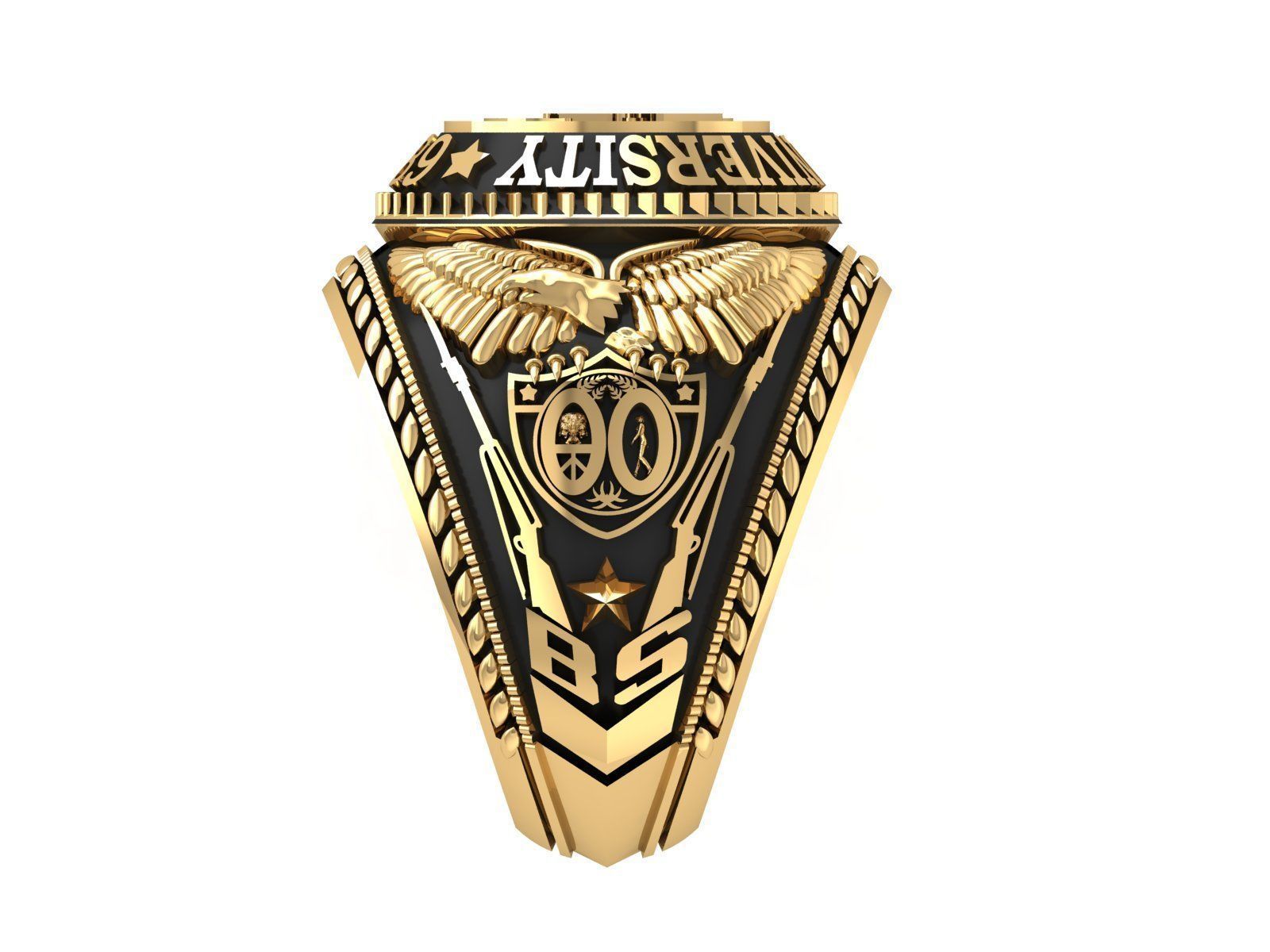 CLASS RING 3D print model_1