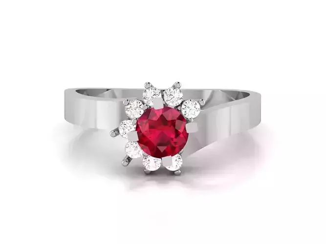 Solitaire Wedding Engagement Ring