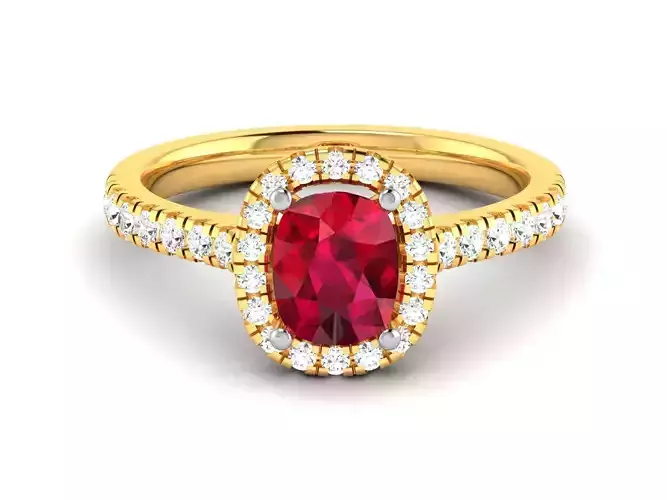 Solitaire Wedding Engagement Ring