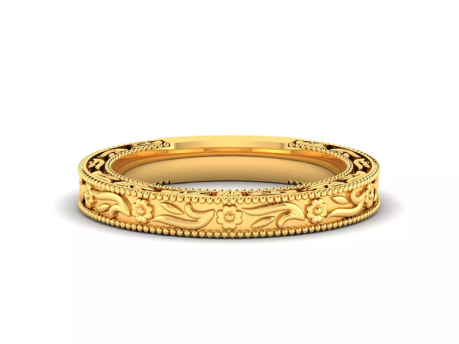 Solitaire Wedding Engagement Ring 3D print model_0