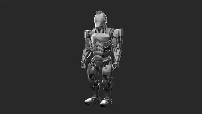 Male Robot 03 - MR03 3D print model