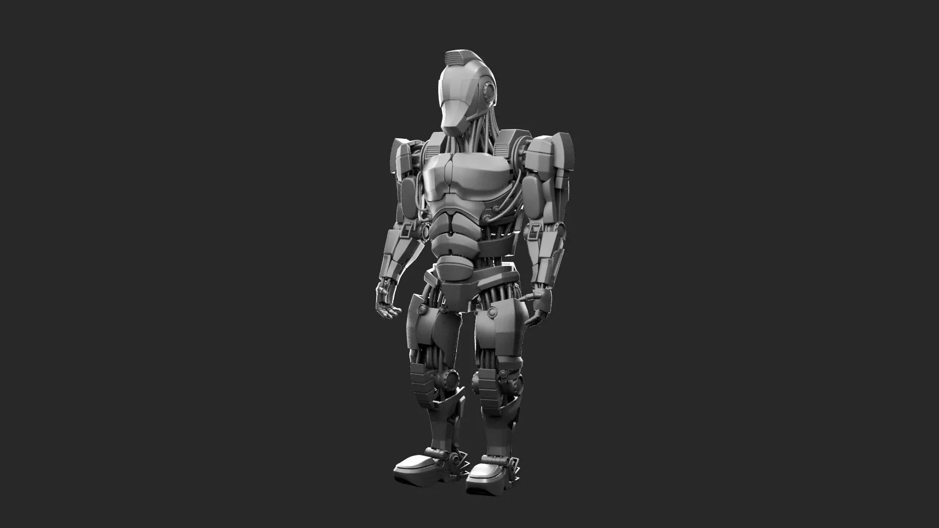 Male Robot 03 - MR03 3D print model