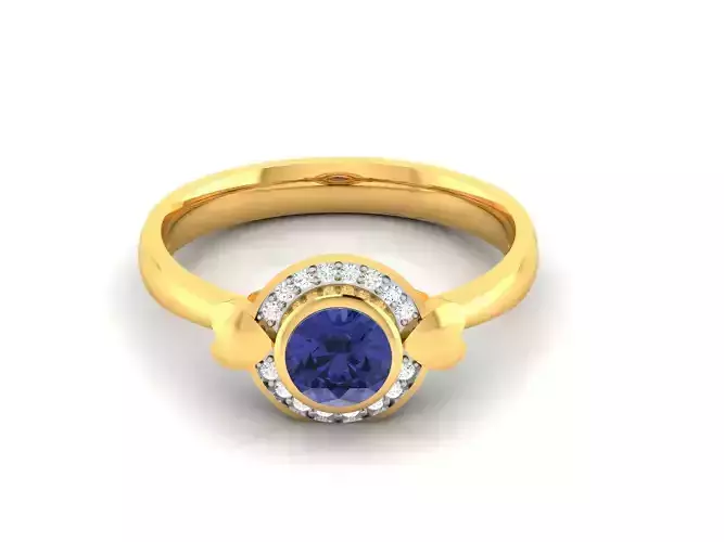 Solitaire Engagement Wedding Women Ring