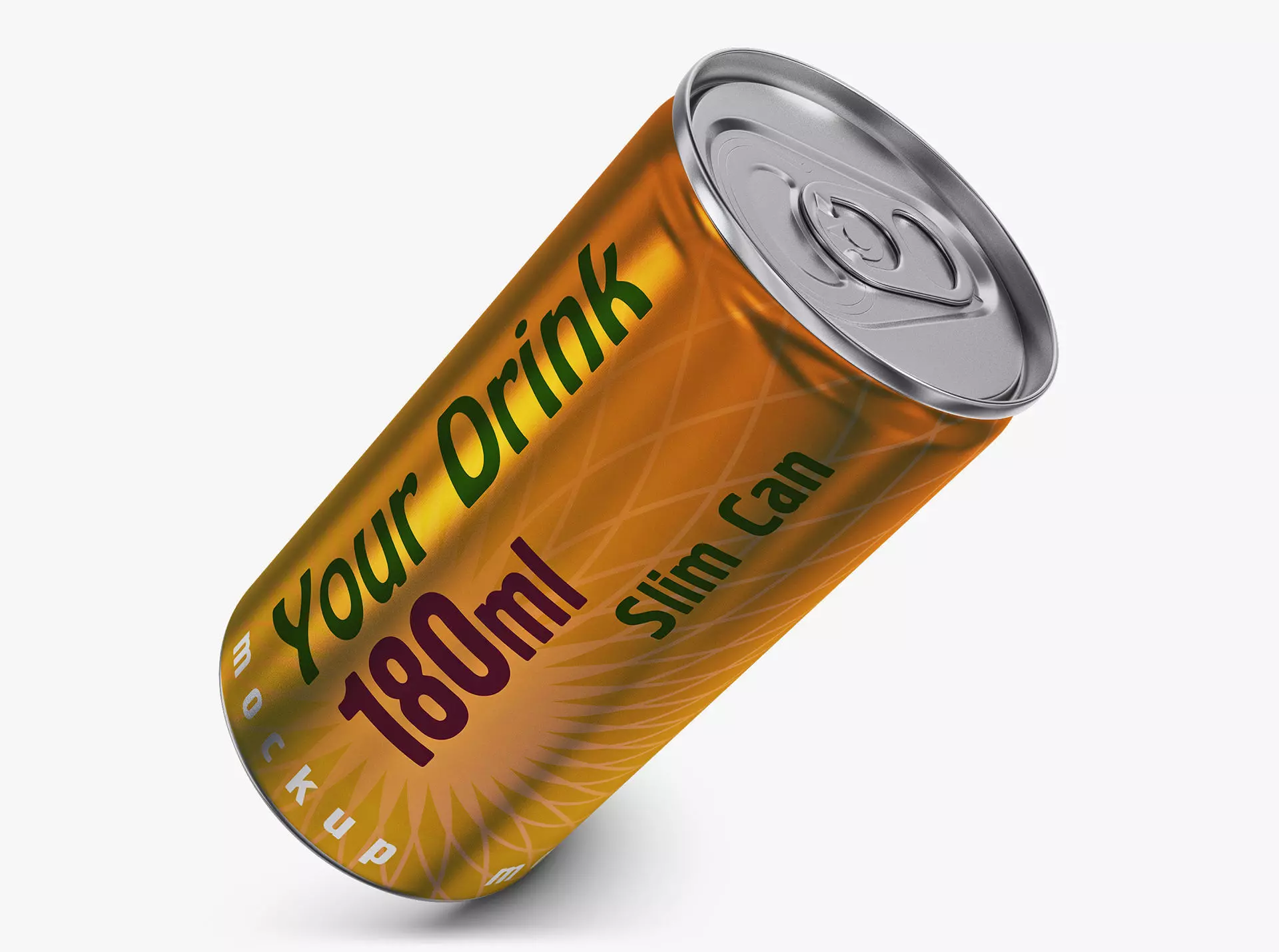 Aluminum Slim Can 180ml v 2 3D model_0