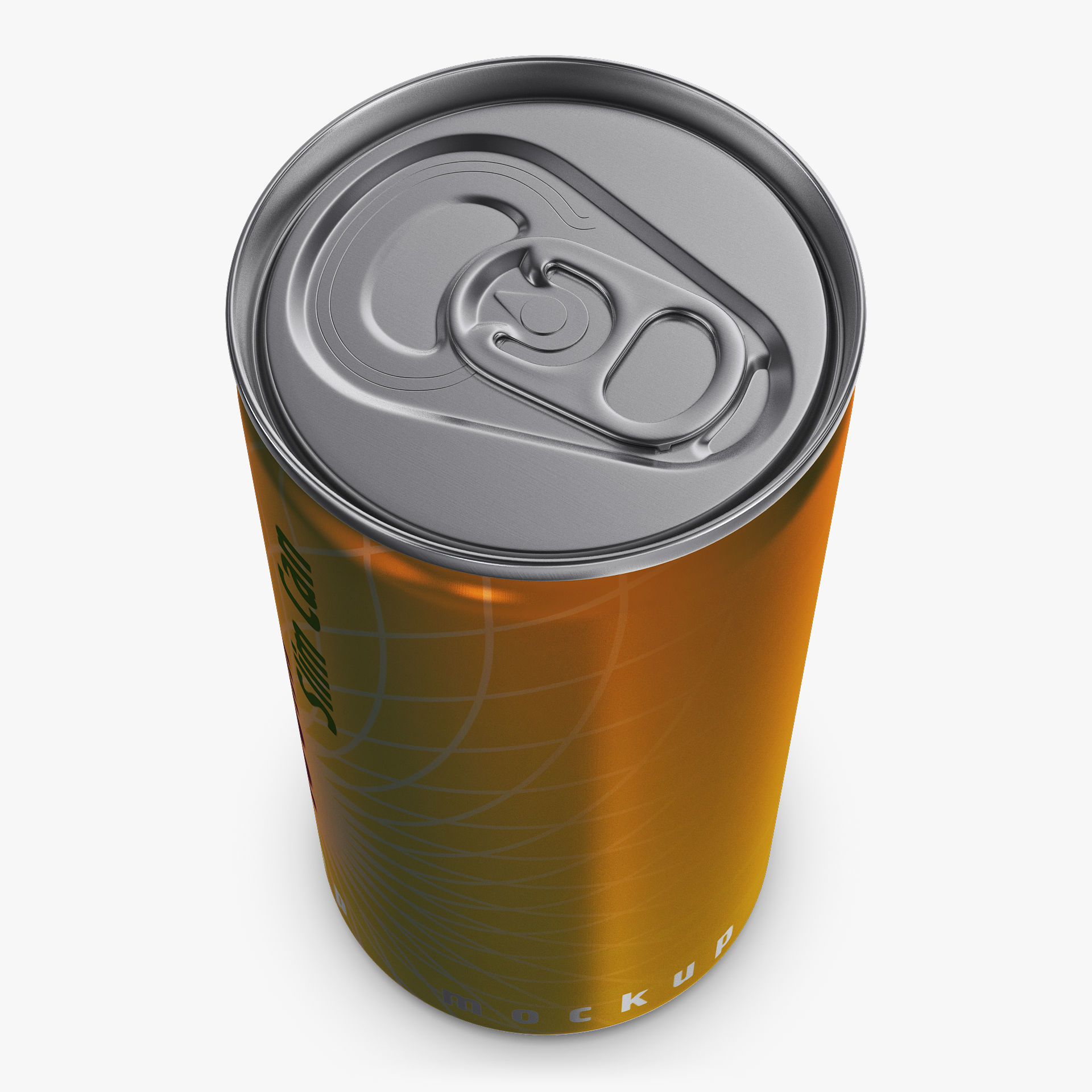 Aluminum Slim Can 180ml v 2 3D model_2