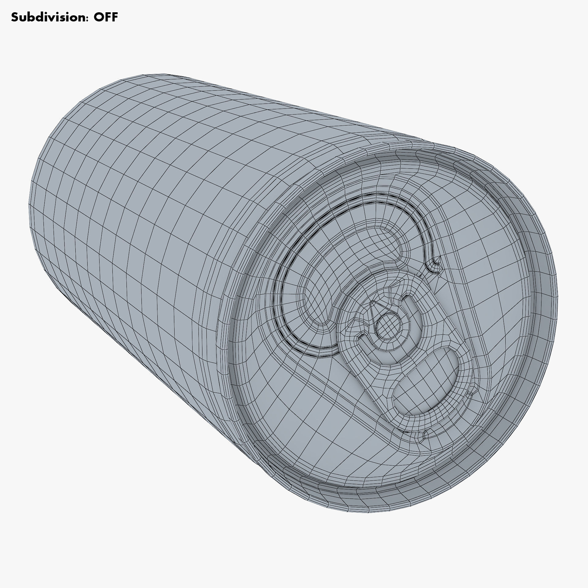 Aluminum Slim Can 180ml v 2 3D model_24